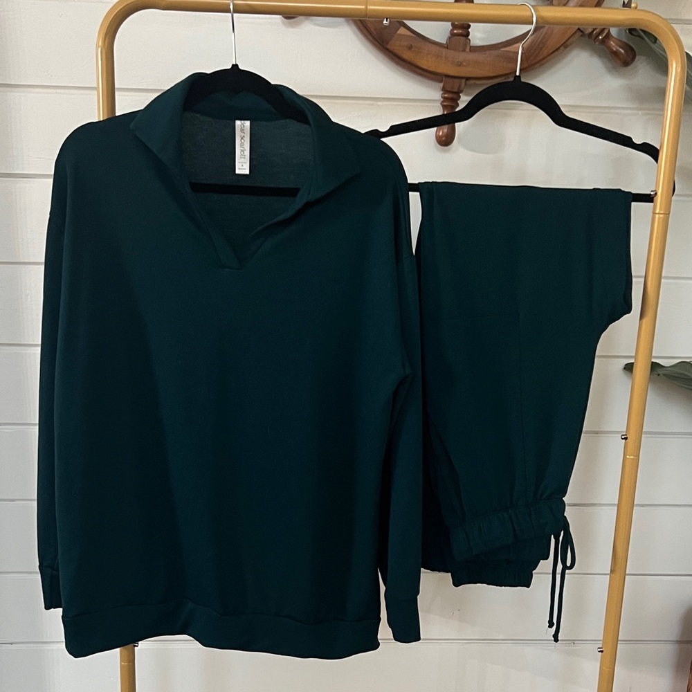 Dark Green Women's Track Pants & Joggers